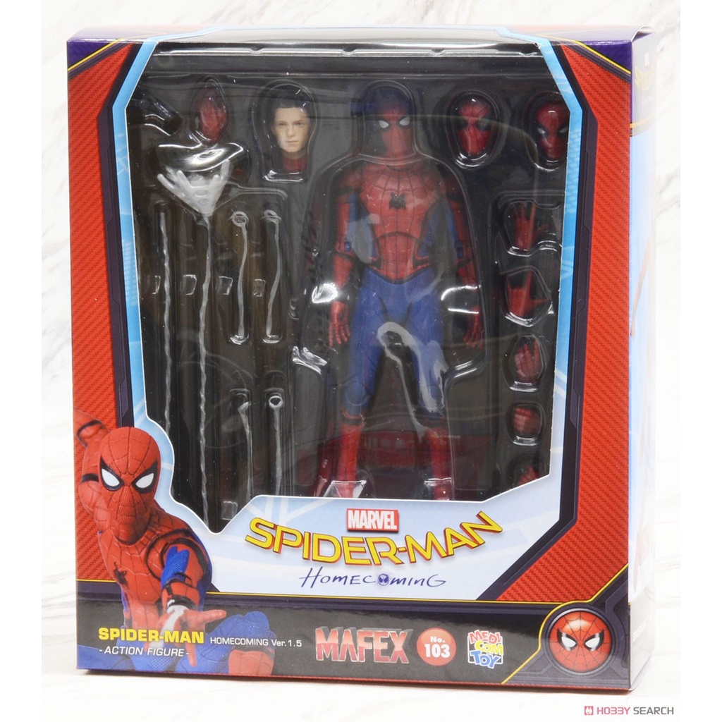 Mô hình chính hãng Mafex Spiderman Người nhện Homecoming