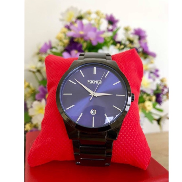 Đồng hồ nam SKMEI mắt sói 9140 khung thép đen lịch lãm sang trọng mẫu hot | BigBuy360 - bigbuy360.vn
