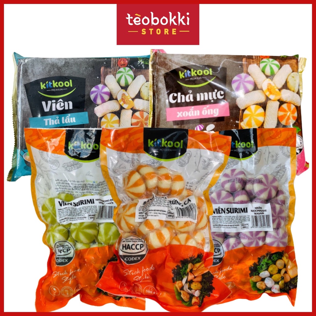 Viên surimi/topping thả lẩu Kitkool 500g