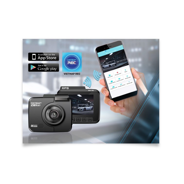 Cam hành trình Vietmap C61 Pro chính hãng