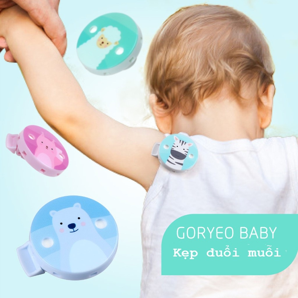 Kẹp chống muỗi đuổi muỗi tinh dầu thiên nhiên cực kỳ an toàn cho bé + 1 lọ tinh dầu