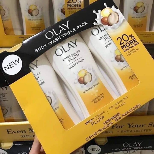 Sữa Tắm Giữ Ẩm, Dưỡng Trắng Da Olay Ultra Moisture 700ml Của Mỹ