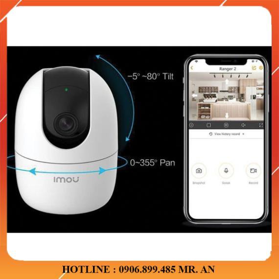 Camera IP XOAY WIFI 2M IMOU - A22EP (1080P) C22EP (1080P) Cue2 Full HD Báo Động [BH 24 THÁNG] [CÀI ĐẶT SẴN - CẮM LÀ CHẠY