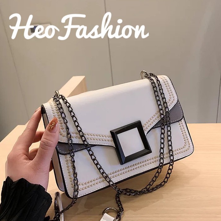 Túi Xách Nữ Nhỏ Da Mềm Kèm Dây Xích Mới Hot Trend 2021,Túi Đeo Chéo 2 Màu Thời Trang Chất Lượng Cao Đi Chơi,Du Lịch QC | BigBuy360 - bigbuy360.vn