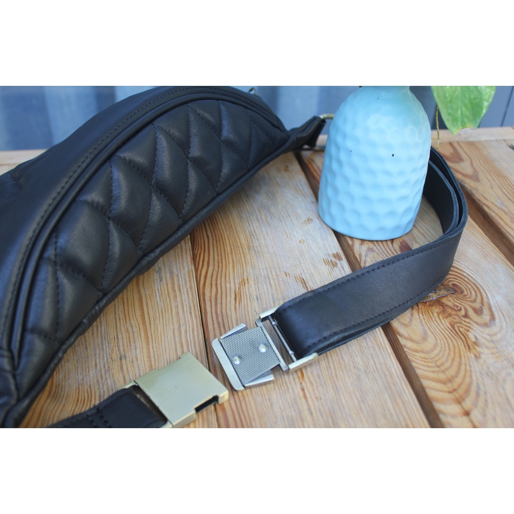 Túi đeo chéo Biker Da bò thật Thời trang cho Nam