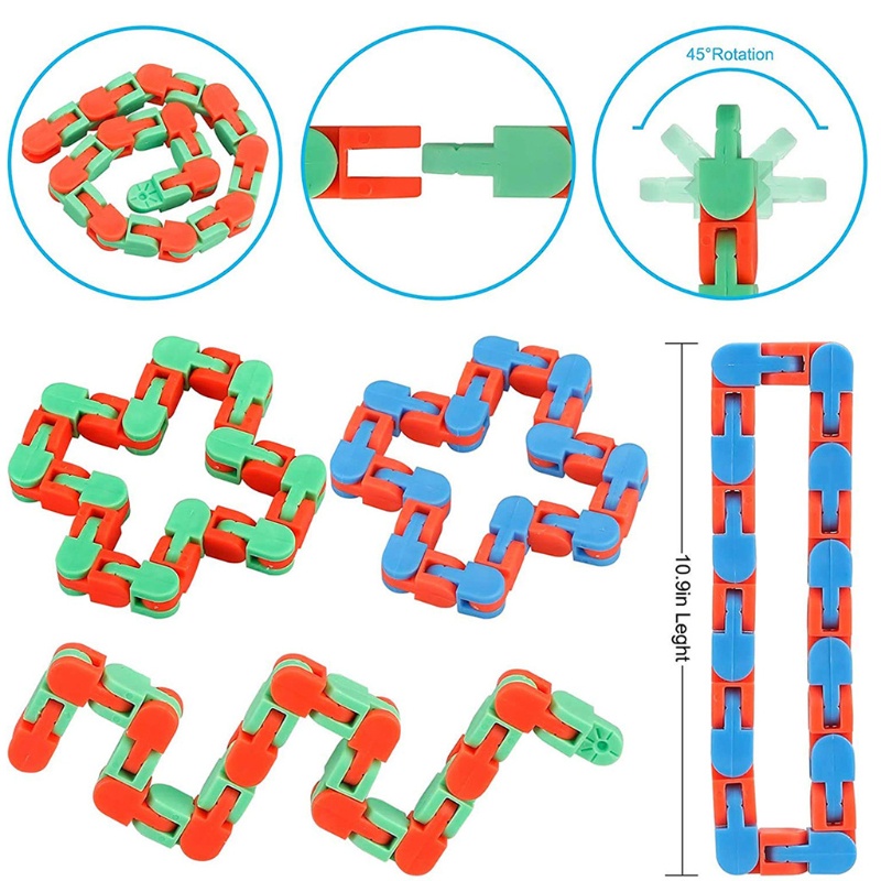 1 Set Đồ Chơi Bóp Tay Hình Khối Lập Phương Mini Co Giãn Dành Cho Trẻ Em