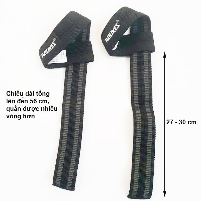 Straps Aolikes móc Hỗ trợ các bài tập kéo trong gym cực hiệu quả