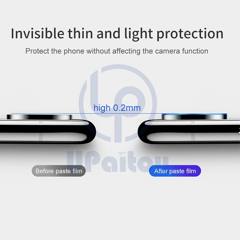 Apple iPhone 12 Mini SE 2020 11 Pro X XS Max XR 8 7 6S Plus Kính cường lực bảo vệ ống kính camera sau cho