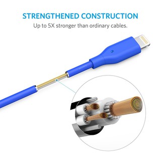 Cáp sạc ANKER PowerLine 4 inches Lightning 1.8m