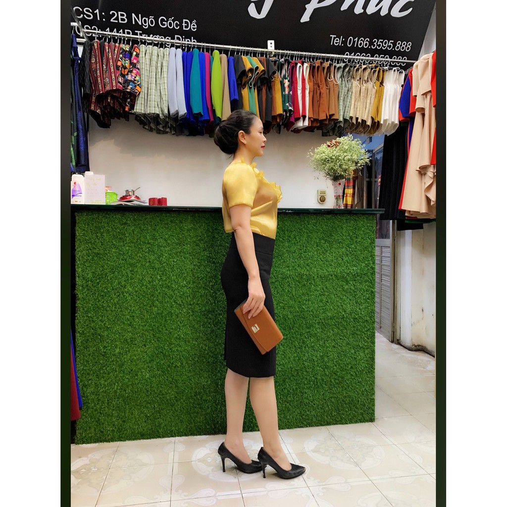 Áo sơ mi nữ trẻ trung chất liệu tơ tằm cao cấp - Hàng thiết kế chính hãng Thời Trang PP | BigBuy360 - bigbuy360.vn