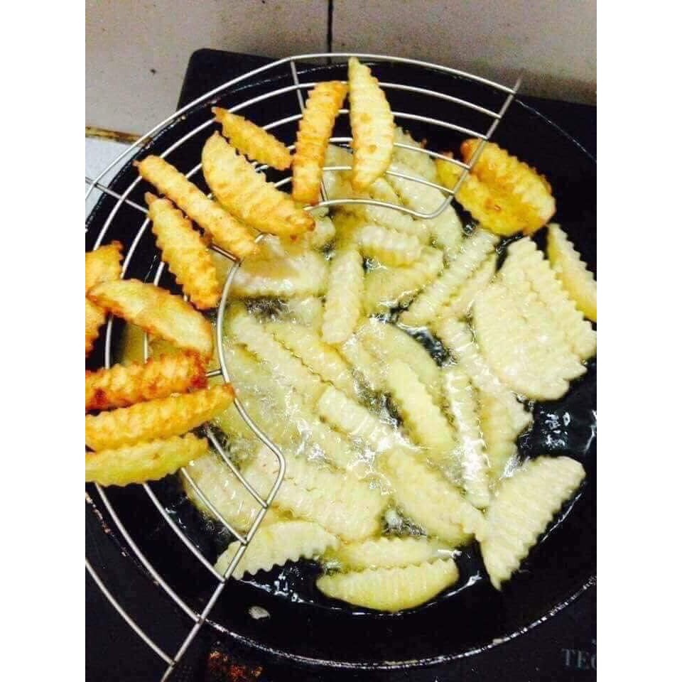 Vỉ Gác Chảo Chiên Đồ Ăn Bằng Inox Thông Minh 28cm | BigBuy360 - bigbuy360.vn