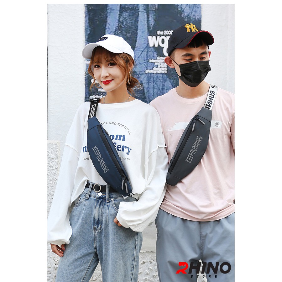 Túi đeo thời trang thể thao, Túi đeo nam nữ eXtreme B401 vải không thấm nước dùng khi chạy bộ, đạp xe, leo núi