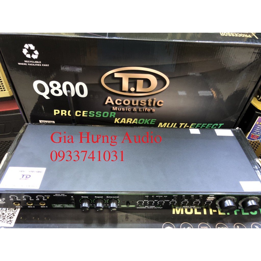 Vang cơ lai số TD Acoustic Q800 , sản phẩm New 2021 tặng kem dây tín hiệu Canon ra Canon hoặc Canon ra AV