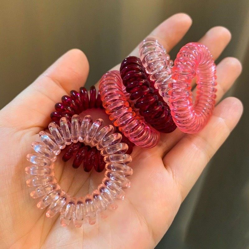 Hộp 9 Dây Buộc Tóc HGVN Hình Lò Xo Thời Trang Cho Nữ