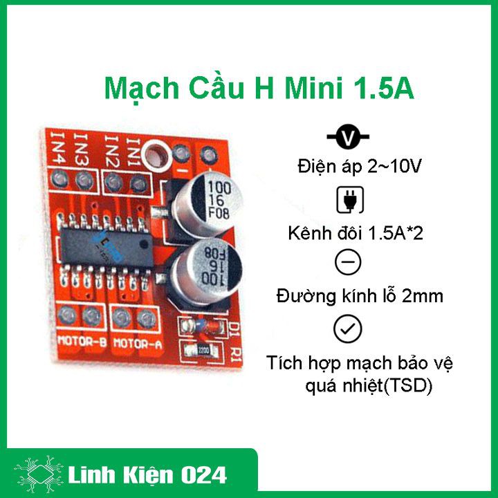 Mạch Cầu H Mini 1.5A