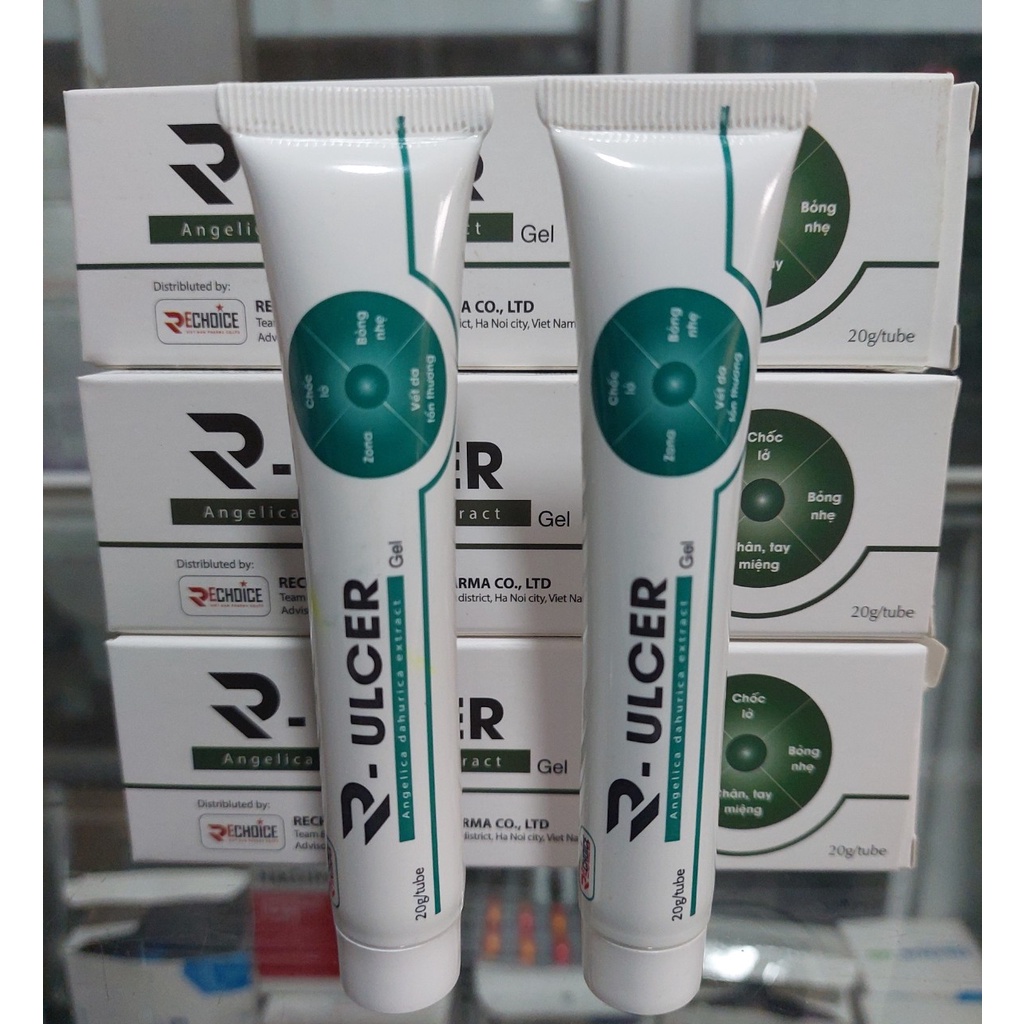 Kem Bôi Da R-Ulcer Angelica Dahurica Extract Giúp Làm Sạch Da Tái Tạo Da Bôi Thủy Đậu Bỏng Nhẹ Tay Chân Miệng Tuyp 20gr