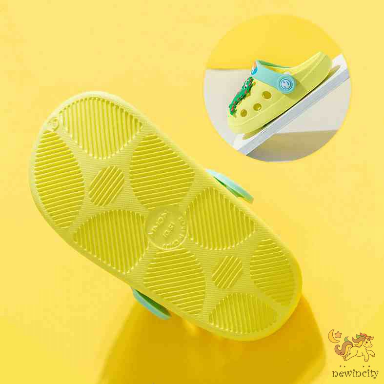 Dép Kiểu Họa Tiết Hoạt Hình Xinh Xắn Thoáng Mát Cho Bé Trai Gái Phong Cách Hàn Quốc