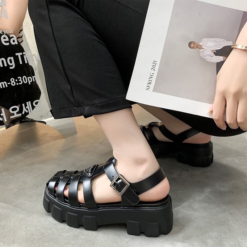 Sandal rọ prada độn đế mới nhất 2023