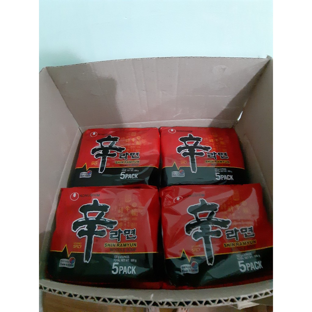 Giá Sỉ 1 Thùng Mì Nongshim Shin Ramyun - Hàn Quốc