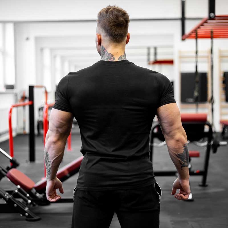 Áo thun thể thao tay ngắn thời trang năng động cho nam