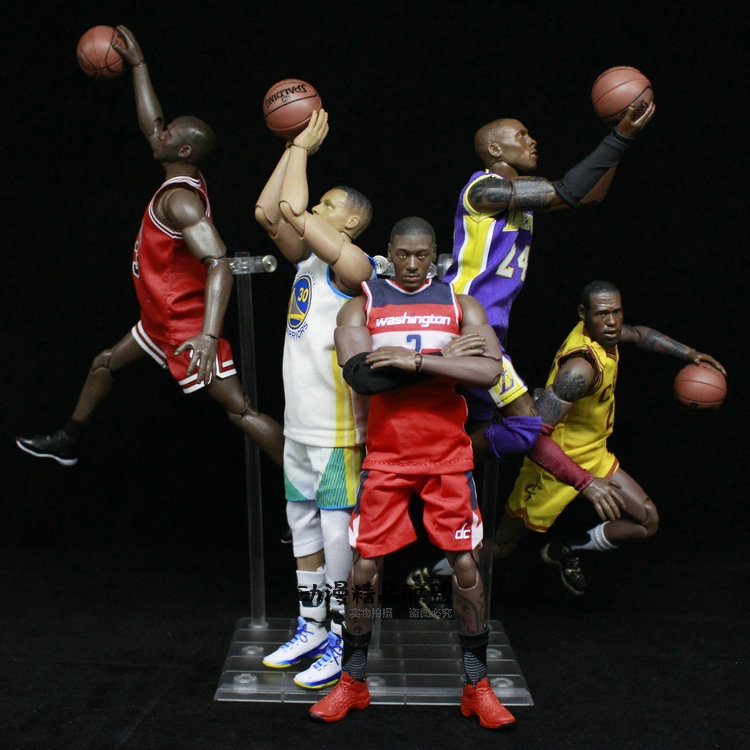 Mô Hình Đồ Chơi Nhân Vật NBA Star Kobe James Jordan Wall Westbrook Iverson Curry Wade Durant Harden