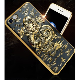 ỐP LƯNG RỒNG VÀNG 4D DÀNH CHO IPHONE/SAMSUNG