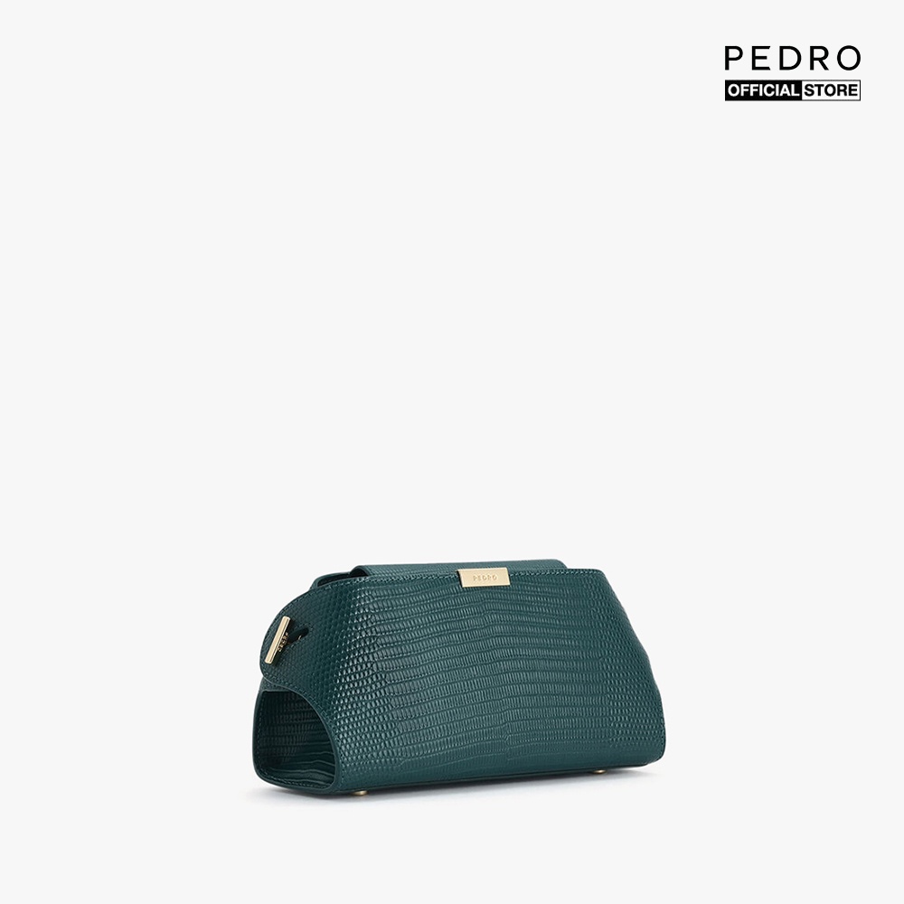 PEDRO - Ví nữ cầm tay dáng hộp Embossed Leather Clutch PW2-25210015-A8