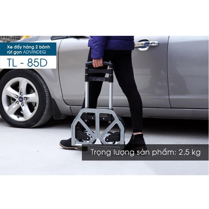 Xe Đẩy Hàng 2 Bánh Rút Gọn ADVINDEQ TL-85D