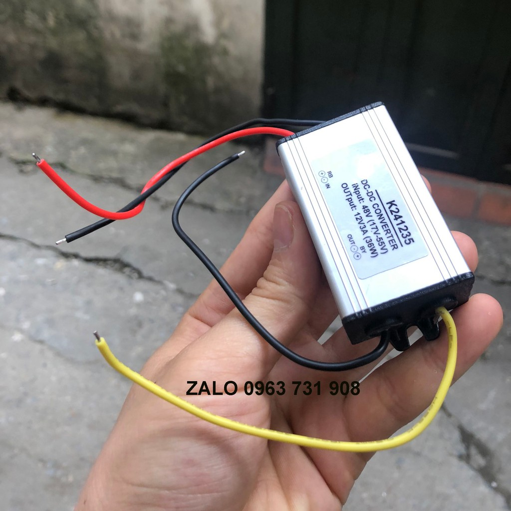 Bộ mạch hạ áp 48v xuống 12v 3a 36w