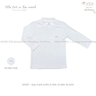 Nous Áo Cổ 3cm Nous Trắng Petit (Size 3-6 Tháng Đến 18-24 Tháng)