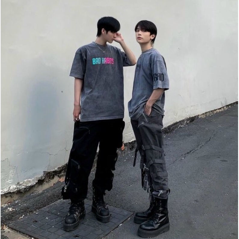 Áo Thun Nam Tay Ngắn In Chữ Thời Trang Hàn Quốc Chất Cotton | BigBuy360 - bigbuy360.vn