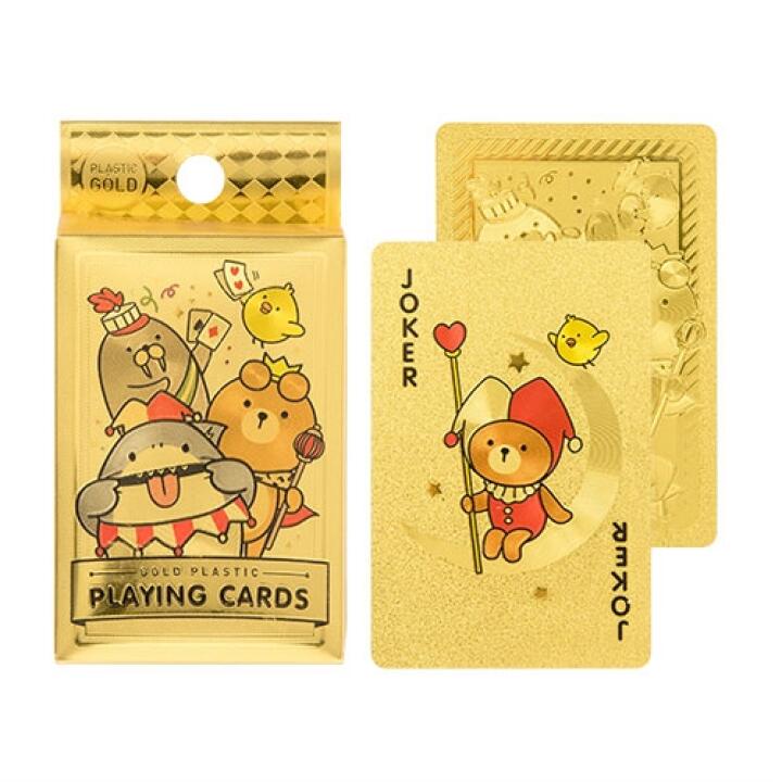 Bộ Bài ARTBOX Hàn Quốc Chơi Game Màu Vàng Sang Trọng
