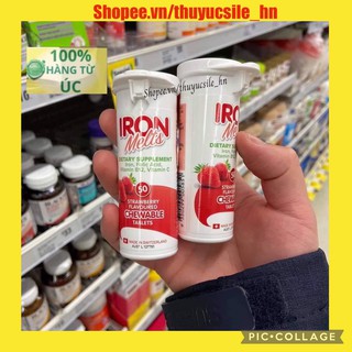 Sắt ngậm Iron Melts vị dâu Úc