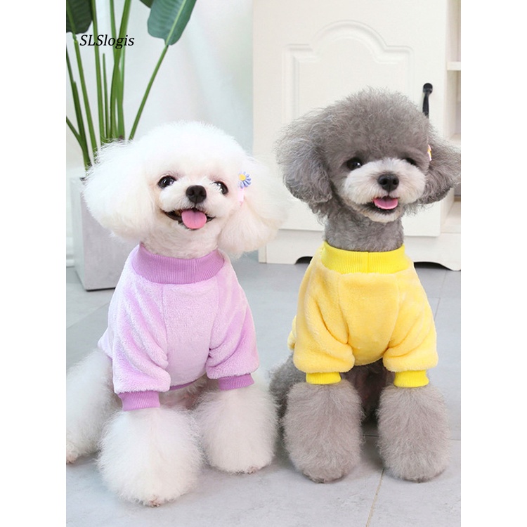 Áo nỉ bằng vải lông cừu san hô in họa tiết chú chó dễ thương cho mùa đông
