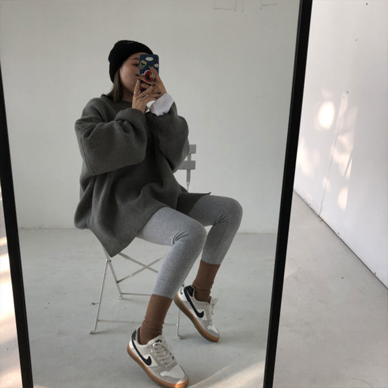 IMAODOU Quần legging cạp cao 9 điểm bằng cotton mỏng 100% dệt sợi dọc thời trang xuân thu có cỡ lớn cho nữ | BigBuy360 - bigbuy360.vn