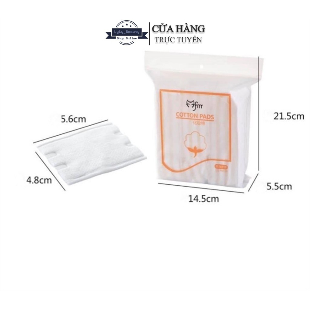Bông tẩy trang 222 miếng Lameila Cotton Pads nội địa trung 3 lớp túi đựng, 100% tự nhiên mềm mịn, không kích ứng BTT222 | BigBuy360 - bigbuy360.vn