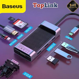 Bộ HUB Tỏa Nhiệt 7 Trong 1 Với Đầu Vào Tye C Truyền Tải Dữ Liệu Nhanh Chóng Cho Macbook Huawei Mate 20 Pro Samsung S9 10