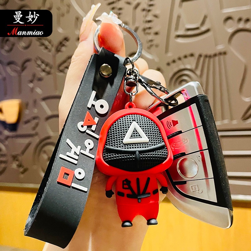 Móc Khóa Hình Mặt Nạ Nhân Vật Hoạt Hình Dễ Thương