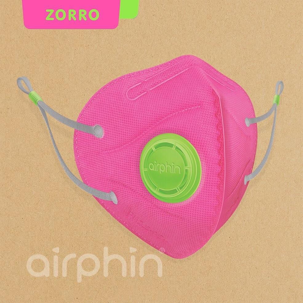 Khẩu trang Airphin CHÍNH HÃNG chống ô nhiễm bụi mịn PM2.5, ngăn chặn virus hiệu quả, mẫu mới nhiều màu