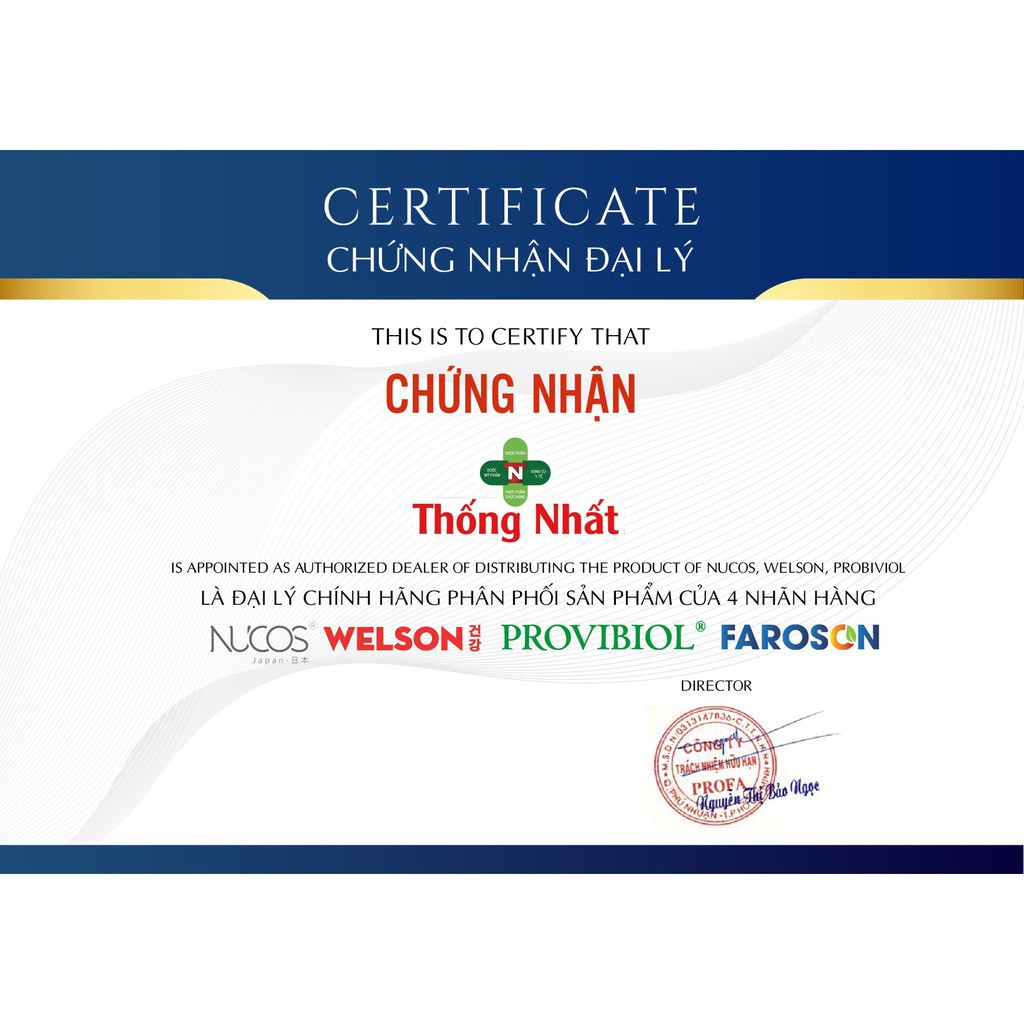 Tăng cường sinh lý nam bổ thận tráng dương Welson For Men 60 viên