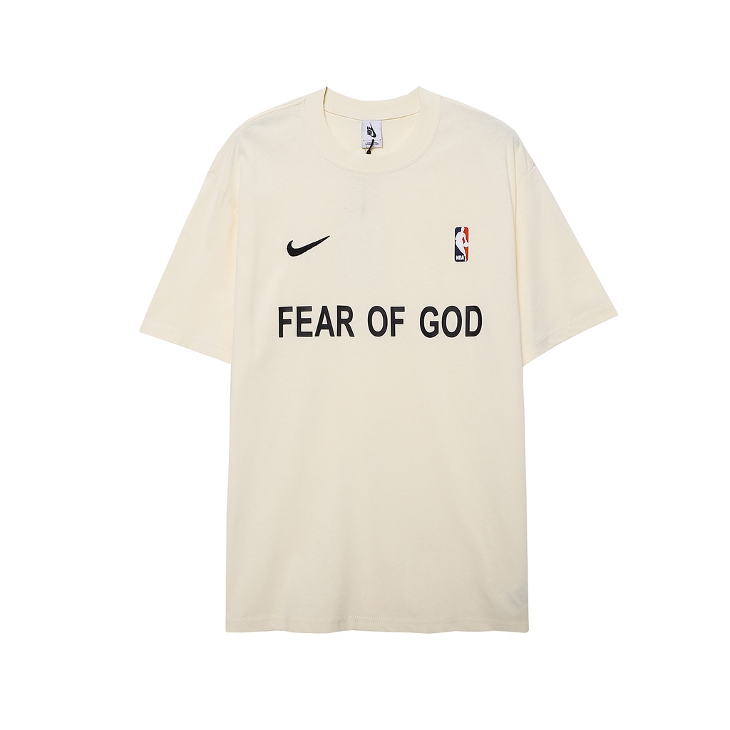Áo Thun Tay Ngắn Chất Liệu Cotton In Chữ FEAR OF GOD Season 7