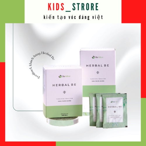 Tăng Cân Herbal Be của BEALIVE Chính Hãng Herbalbe Giúp Tăng Cân Hiệu Qủa Tăng 2-3 Kg sau 15 Ngày