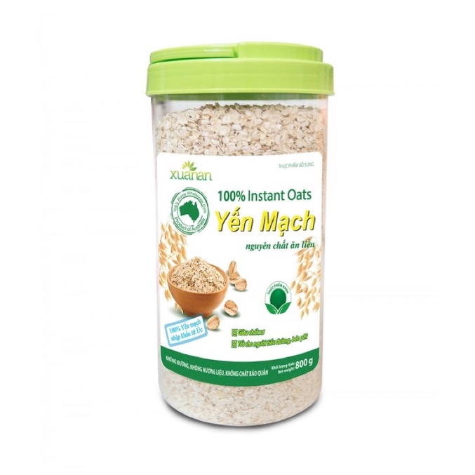 Yến Mạch Xuân An hủ 800g( có hàng tặng)