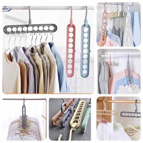 [Mã LIFEXANH03 giảm 10% đơn 500K] ❌BÁN SỈ❌ Móc Treo Đồ Đa Năng 9 Lỗ/ Thanh Treo Đồ Tiết kiệm Diện Tích 2341