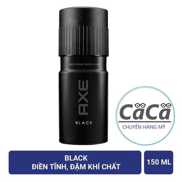 Xịt nước hoa toàn thân Axe Black Night 150ml hương Nồng nàn điềm tĩnh đậm khí chất