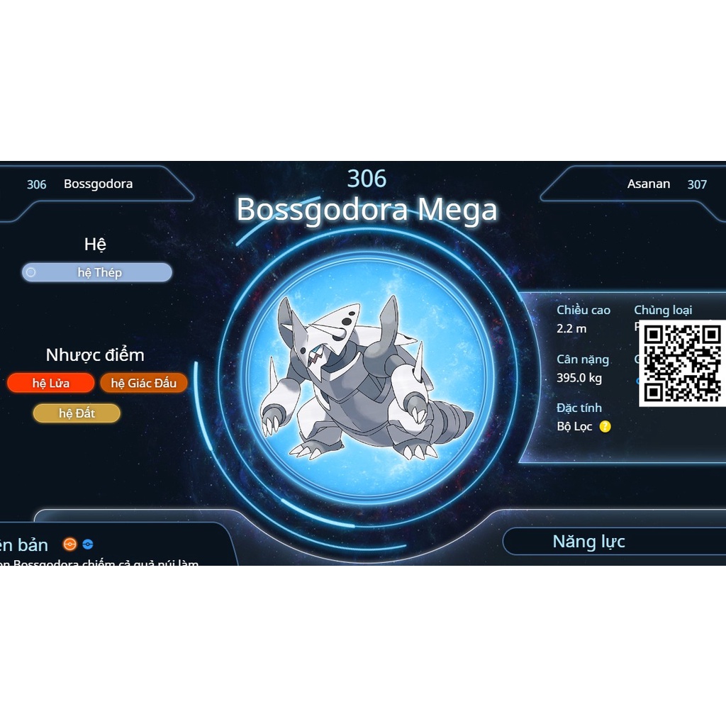 Mô hình Bossgodora Mega thiết giáp anime Pokemon bửu bối thần kỳ 1700 306 2