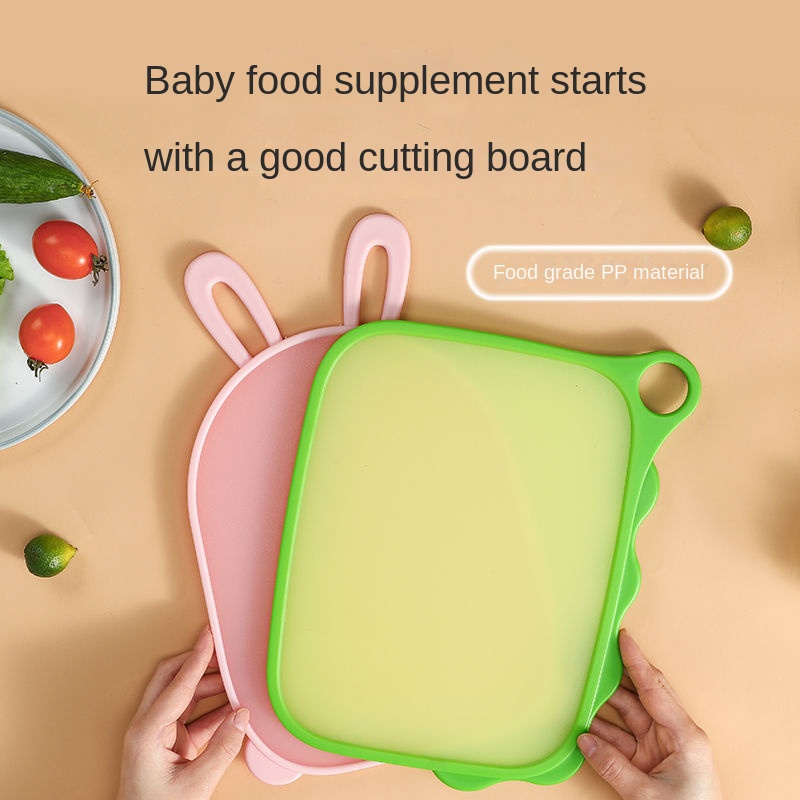 Thớt Hai Mặt Chống Ẩm Mốc Họa Tiết Hoạt Hình Xinh Xắn Dành Cho Bé