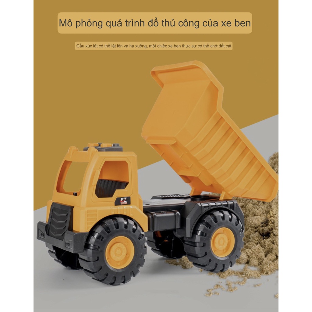 Đồ chơi xe ô tô công trình các loại cho bé phát triển kỹ năng