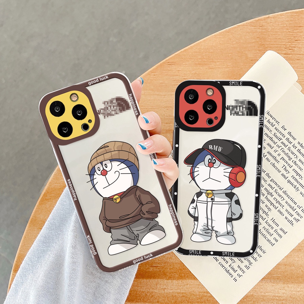 Ốp lưng iphone Cool Cat trong cạnh vuông 6/6plus/6s/6splus/7/7plus/8/8plus/x/xr/xs/11/12/13/pro/max/plus/promax