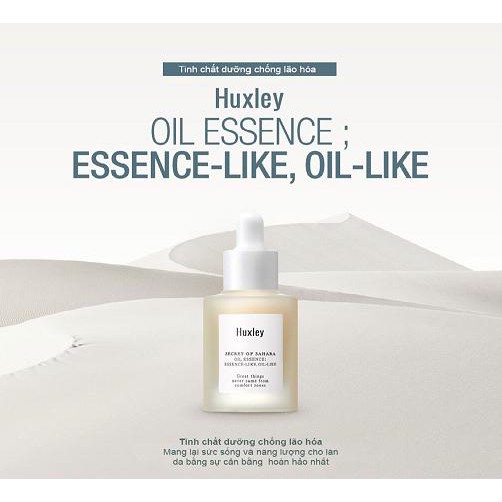 Bộ 4 Chai Tinh Chất Dưỡng Ẩm, Dưỡng Sáng, Phục Hồi Ngăn Ngừa Lão Hóa Da Huxley Essence Deluxe Complete 5ml